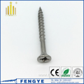 Stainless Cross Recessed Countersunk Flat Head Wood Screw